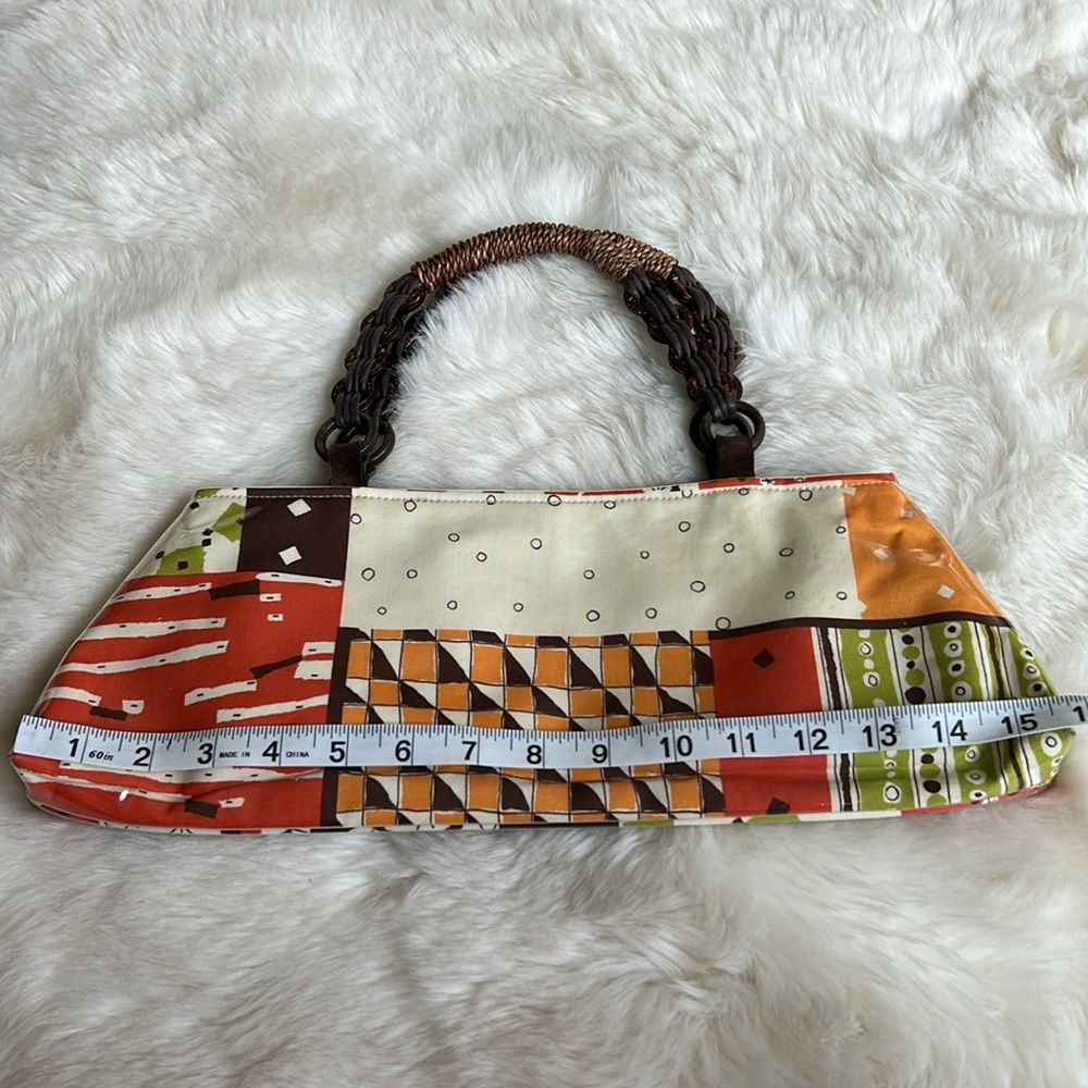 Colorful Patchwork Handbag - image 6